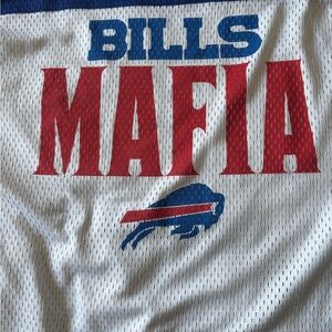 Buffalo bills  White and Red Jersey
